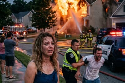 MY BILLIONAIRE PARENTS GAVE ME A LAMBORGHINI FOR OUR ANNIVERSARY. The next day my husband stormed into my office and demanded the keys. “This sports car is mine,” he said. I refused. Hours later he called me, laughing. “I burned your dream car.” I rushed home expecting heartbreak. Instead… I started laughing so hard I couldn’t breathe. Because the car he set on fire… wasn’t mine.