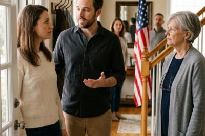 “DON’T MAKE A SCENE.” My husband said it under his breath while his mother stood inches from my face in my own foyer.