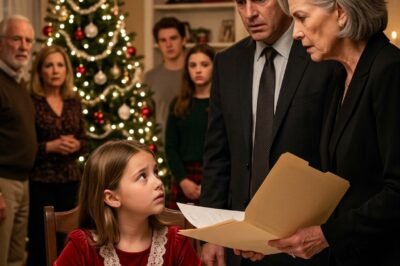 “I’M PROUD OF ALL MY GRANDKIDS…” My mother-in-law lifted her champagne, smiled around the Christmas table, and let the room soften. Then she added, sweet as broken glass: “Except one.”