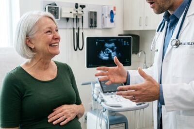 SHE WALKED INTO THE CLINIC AT 66, CONVINCED SHE WAS NINE MONTHS PREGNANT. WHAT SHOWED UP ON THE SCREEN MADE THE DOCTOR GO SILENT.
