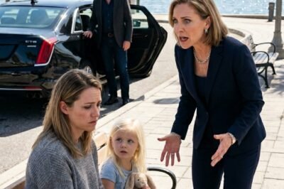 I FOUND MY DAUGHTER ON A PARK BENCH WITH TWO SUITCASES AND A FOUR-YEAR-OLD. SHE WHISPERED, “MY FATHER-IN-LAW SAID OUR FAMILY DOESN’T FIT THEIR NAME.” I didn’t argue.