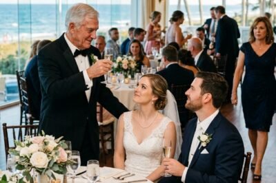 I RAISED MY DAUGHTER ALONE. AT HER WEDDING, HER FATHER-IN-LAW DECIDED TO MAKE A JOKE ABOUT WHERE SHE CAME FROM. Three hundred guests.