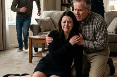 MY DAUGHTER CALLED ME CRYING AT 4 A.M.: “DAD… PLEASE COME GET ME.” When I reached her in-laws’ house, her mother-in-law blocked the door. “She’s not leaving,” she said coldly.