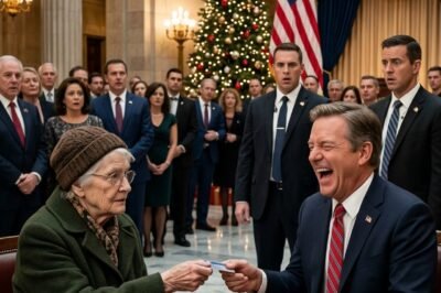 “I JUST WANT TO CHECK MY BALANCE,” THE NINETY-YEAR-OLD WOMAN SAID. The millionaire banker laughed in her face.