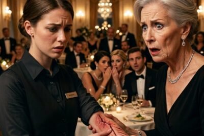 “SHE’S THE THIEF.” THE BILLIONAIRE SAID IT IN FRONT OF THE ENTIRE GALA. A hundred guests turned.