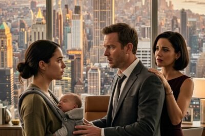 THE DAY SHE WALKED INTO THE DIVORCE HEARING CARRYING HIS DAUGHTER AGAINST HER CHEST, THE CEO LOST EVERYTHING HE THOUGHT MONEY COULD PROTECT. The elevator rose in silence.