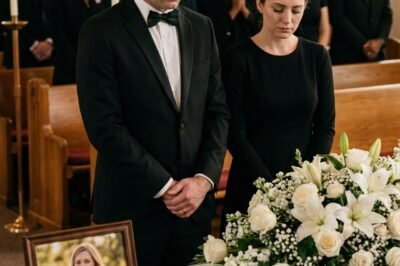 HE WALKED INTO HIS PREGNANT WIFE’S FUNERAL WITH HIS MISTRESS ON HIS ARM… AND ACTED LIKE GRIEF WAS JUST ANOTHER PERFORMANCE. Then Lily’s lawyer stood up in the middle of the church, opened her will, and said: “There is a section she specifically requested be read aloud at her funeral.”