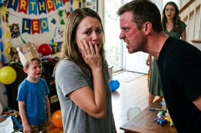 ON MY SON’S 10TH BIRTHDAY, THE CANDLES WERE STILL FLICKERING WHEN MY HUSBAND LEANED IN AND HISSed: “STOP MAKING A FOOL OF ME.”