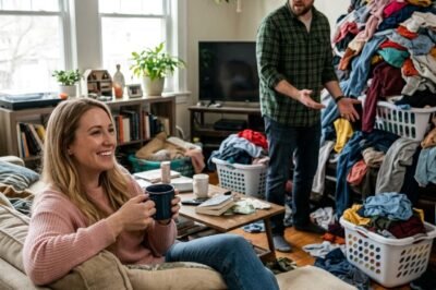 AFTER TEN YEARS OF MARRIAGE, MY HUSBAND SET HIS FORK DOWN AND SAID ONE SENTENCE THAT CHANGED EVERYTHING.  “Starting next month… we split everything fifty-fifty.”