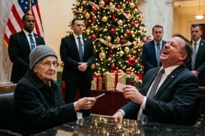 “I JUST WANT TO CHECK MY BALANCE,” THE 90-YEAR-OLD WOMAN SAID. THE MILLIONAIRE LAUGHED… UNTIL HE SAW THE SCREEN.