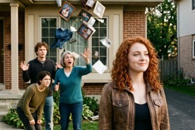 “YOU HAVE 24 HOURS. MOVE OUT. HAND THE HOUSE TO YOUR SISTER.” MY MOM SAID SHE’D HAVE ME PHYSICALLY REMOVED IF I REFUSED. THE NEXT MORNING, THEY THREW MY BELONGINGS ON THE LAWN. I DIDN’T CRY. I LAUGHED.