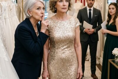 THE BOUTIQUE OWNER LOOKED ME IN THE EYE AND WHISPERED ONE WORD:  “HIDE.”  I thought she meant a surprise fitting.  A hemline problem.  Something small.  Five minutes later, I was standing in the dark behind a locked door…