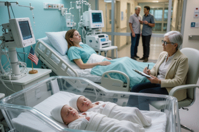 I WENT INTO CARDIAC ARREST AFTER DELIVERING TRIPLETS.  While I was unconscious in the ICU…