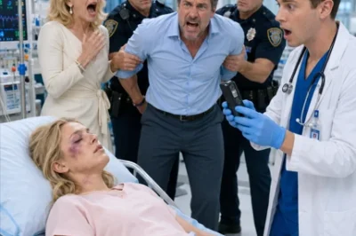 My husband left me, covered in bruises and unconscious, outside the emergency room, then told the police that I had a/t/t@cke/d him first.