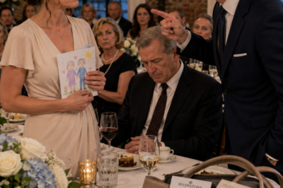 My brother stood in the private dining room and to…