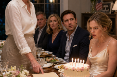 My daughter-in-law waited until her birthday candl…