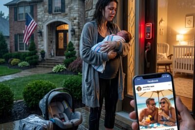 Three Days After Giving Birth, I Came Home With My Newborn and Found My Husband Had Changed the Lock Code — So While His Family Enjoyed the Beach, I Made a Decision They Never Saw Coming