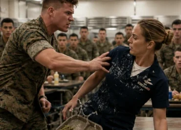 A MARINE SHOVED HER IN THE MESS HALL TO MAKE AN EXAMPLE OF A “QUIET NAVY NOBODY,” AND HE DIDN’T REALIZE SHE’D BEEN A JSOC GHOST TRAINING SEAL TEAMS IN PLACES THAT DIDN’T OFFICIALLY EXIST