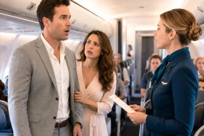My husband boarded a flight to Cancun with his mistress… never imagining that the wife he looked down on would be serving him revenge in first class. “Good afternoon. Welcome aboard.”